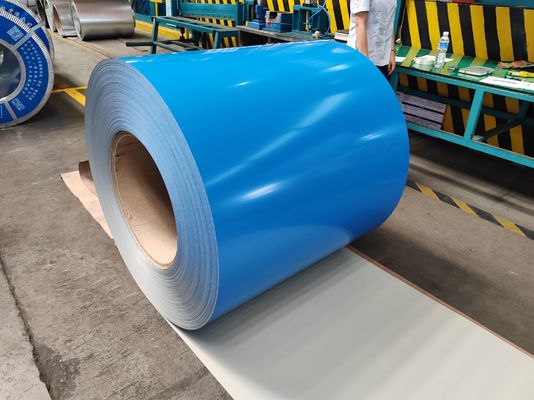 خرید Pre Painted Steel Coil with Back Coating Thickness 5-7μm and Top Coating Thickness 10-25μm for Building and Infrastructure online manufacture