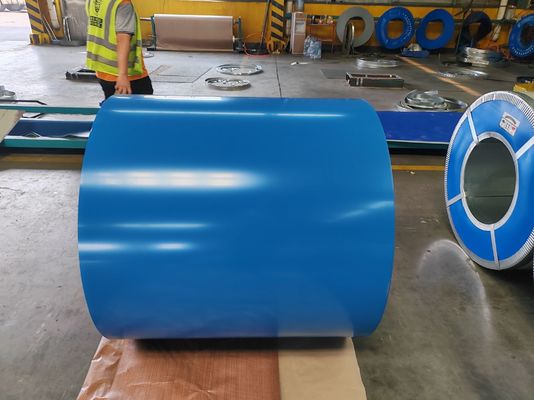 خرید Pre Painted Steel Coil with 5-7μm Back Coating Thickness 30-275g/m2 Zinc Coating and 508/610mm Coil ID for Industrial Equipment online manufacture