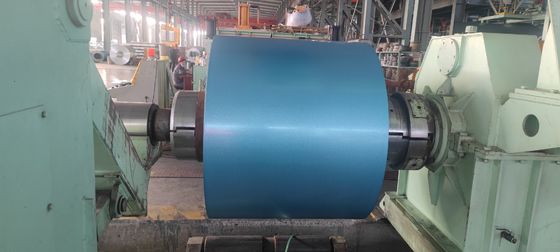 خرید پوشش PVDF ورق فولادی از قبل رنگ آمیزی با طول 1500mm-5800mm و بازیافت بالا برای سقف و پوشش online manufacture