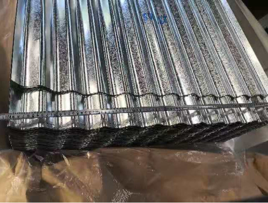 پوشش روی گالوانیزه شده 40-275g / m2 ورق Zigzag معمولی / صفر / بزرگ Spangle