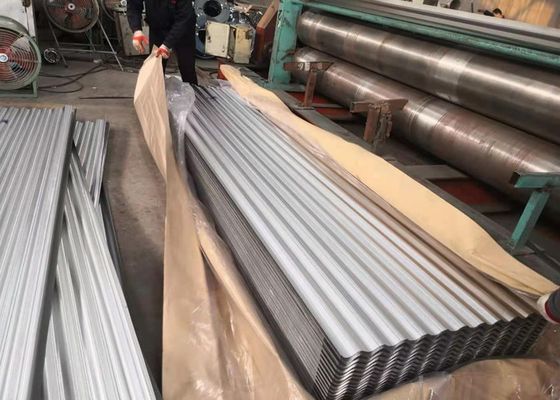 خرید ورق سقف راه راه گالوالوم AZ180 DX51D با عرض موثر 800 میلی متر برای ساختمان های عمرانی online manufacture