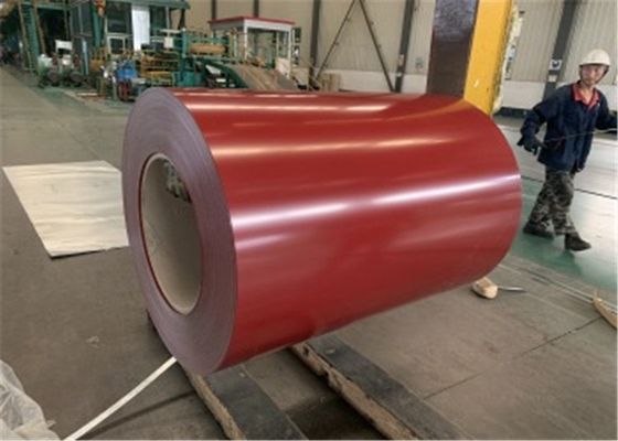 خرید 0.45mm PVDF سیم پیچ فولادی پیش رنگ شده RAL 9014 RAL 5016 برای سقف و پانل ساختمان صنعتی online manufacture